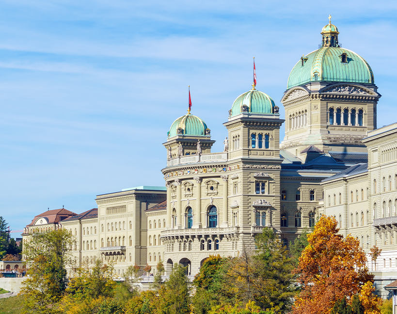 Objektansicht Bundeshaus Glutz Referenz